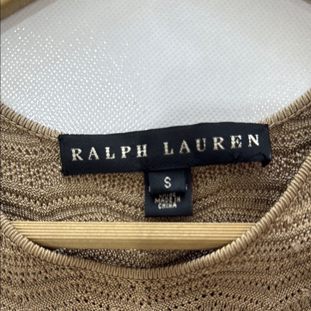 Ralph Lauren Black Label Tan Sleeveless Knit Dress in size S - Picture 7 of 12